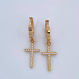 Camille Hoop Earrings 2.3gr / 3.7cm / Three 18K Golds
