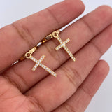 Camille Hoop Earrings 2.3gr / 3.7cm / Three 18K Golds