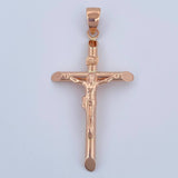 Pendant Cross Christ 2.75gr / 5.4cm / 18K Rose Gold &