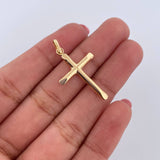 Pendant Cross 0.7gr / 3.3cm / 18K Yellow Gold &