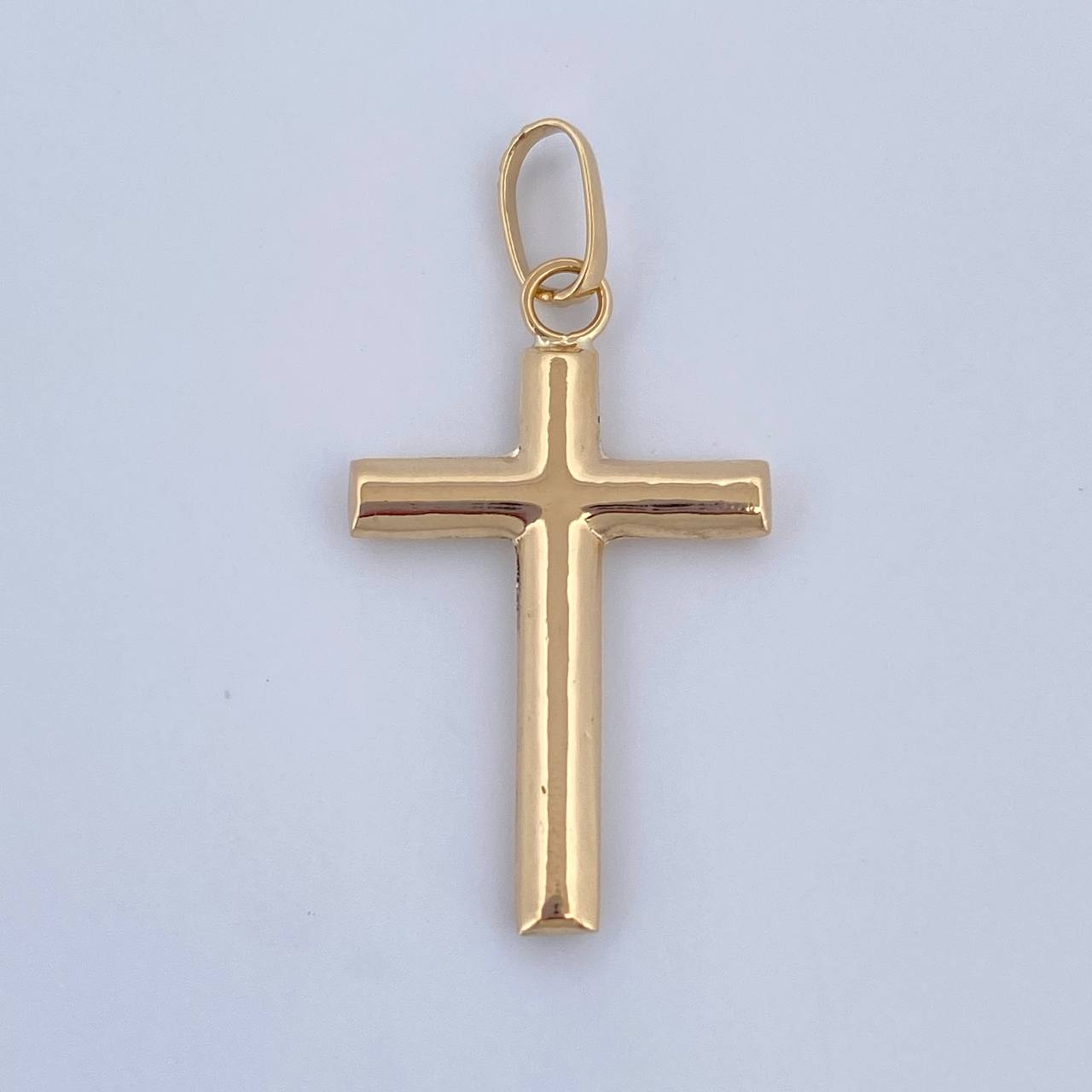 Pendant Cross 0.7gr / 3cm / 18K Yellow Gold &