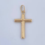 Pendant Cross 0.7gr / 3cm / 18K Yellow Gold &