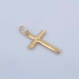 Pendant Cross 0.7gr / 3cm / 18K Yellow Gold &