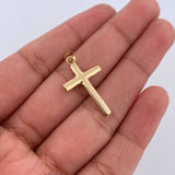 Pendant Cross 0.7gr / 3cm / 18K Yellow Gold &