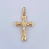 Pendant Cross Christ 1.2gr / 3.5cm / 18K Yellow Gold &