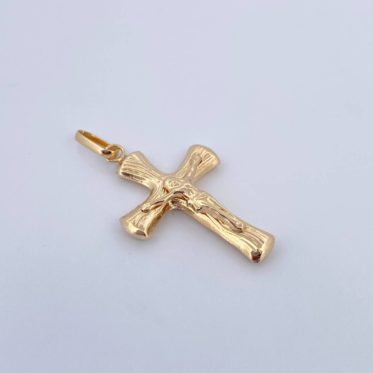 Pendant Cross Christ 1.2gr / 3.5cm / 18K Yellow Gold &