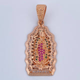 Pendant Virgin Guadalupe 6.65gr / 3.7cm / 18K Rose Gold &