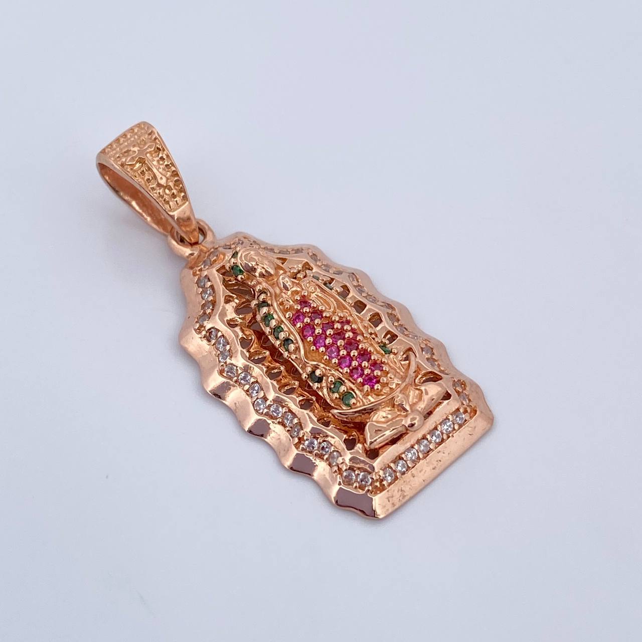 Pendant Virgin Guadalupe 6.65gr / 3.7cm / 18K Rose Gold &