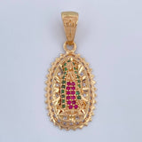 Pendant Virgin Guadalupe 3.4gr / 3.2cm / 18K Yellow Gold &