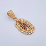 Pendant Virgin Guadalupe 3.45gr / 3.2cm / 18K Yellow Gold &