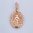 Pendant Virgin Milagrosa 1.35gr / 2.7cm / 18K Rose Gold &