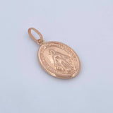 Pendant Virgin Milagrosa 1.35gr / 2.7cm / 18K Rose Gold &