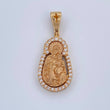 Pendant Virgin of Carmen 2.45gr / 2.5cm / 18K Yellow Gold &