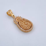 Pendant Virgin of Carmen 2.45gr / 2.5cm / 18K Yellow Gold &