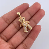 Pendant Articulated Bear Tie 4.7gr / 3cm / 18K Yellow Gold &