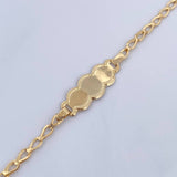 Baby Ojiva Bracelet 1.45gr / 15.5cm / 18K Yellow Gold &