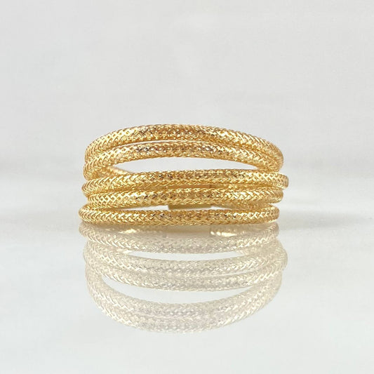 Anillo Guaya Multiple 1.4 g / T9 1/4 Oro Amarillo 18K