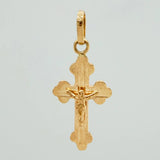 Dije Cruz Cristo 1gr / 1 in / Oro Amarillo 18K %