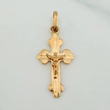 Dije Cruz Cristo 1gr / 1 in / Oro Amarillo 18K %