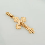 Dije Cruz Cristo 1gr / 1 in / Oro Amarillo 18K %