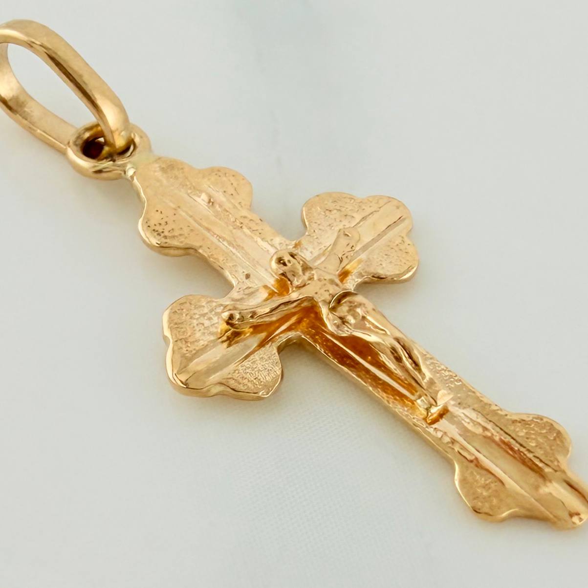 Dije Cruz Cristo 1gr / 1 in / Oro Amarillo 18K %