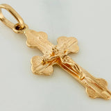 Dije Cruz Cristo 1gr / 1 in / Oro Amarillo 18K %