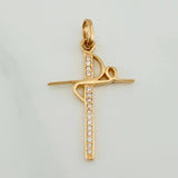 Dije Cruz Fe 1.35gr / 1 1/4 in / Oro Amarillo 18K %