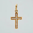 Dije Cruz 0.95gr / 1 in / Oro Amarillo 18K %