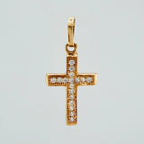 Dije Cruz 0.95gr / 1 in / Oro Amarillo 18K %