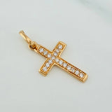 Dije Cruz 0.95gr / 1 in / Oro Amarillo 18K %