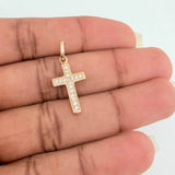 Dije Cruz 0.95gr / 1 in / Oro Amarillo 18K %
