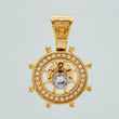Dije Timon 3gr / 1 in / Dos Oros Amarillo Blanco 18K %
