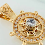 Dije Timon 3gr / 1 in / Dos Oros Amarillo Blanco 18K %