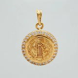 Dije San Benito 2.5gr / 1 in / Oro Amarillo 18K %