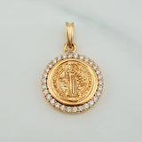 Dije San Benito 2.5gr / 1 in / Oro Amarillo 18K %