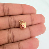 Dije Emoji Diablo 1.15gr / 1/2 in / Oro Amarillo 18K %