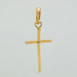 Dije Cruz 0.7gr / 1 1/4 in / Oro Amarillo 18K %