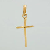 Dije Cruz 0.7gr / 1 1/4 in / Oro Amarillo 18K %