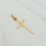 Dije Cruz 0.7gr / 1 1/4 in / Oro Amarillo 18K %