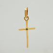 Dije Cruz 0.65gr / 1 1/4 in / Oro Amarillo 18K %