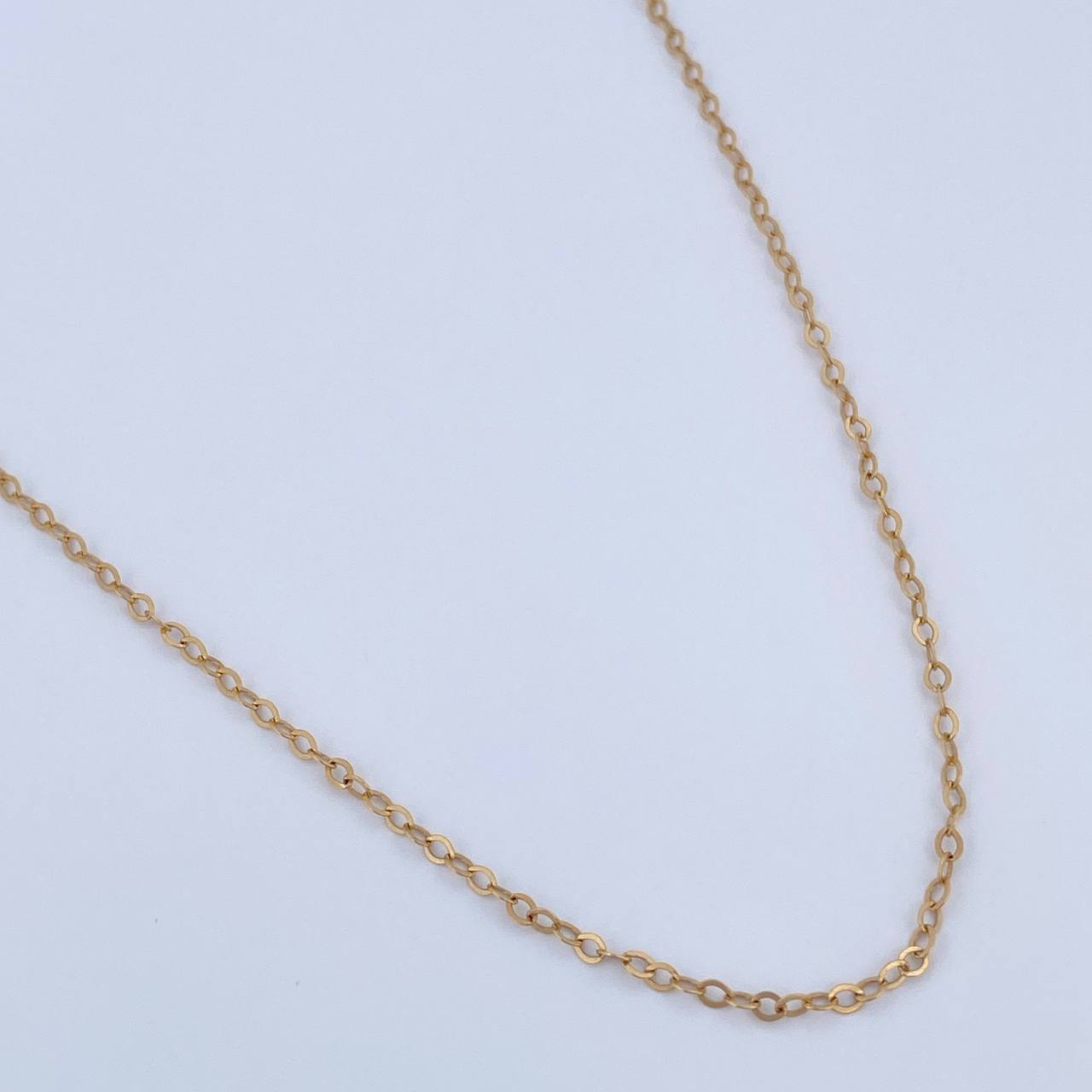 Cadena Aro Seguido 1.65gr / 45.5cm / 1.6mm Oro Amarillo +3 18K &