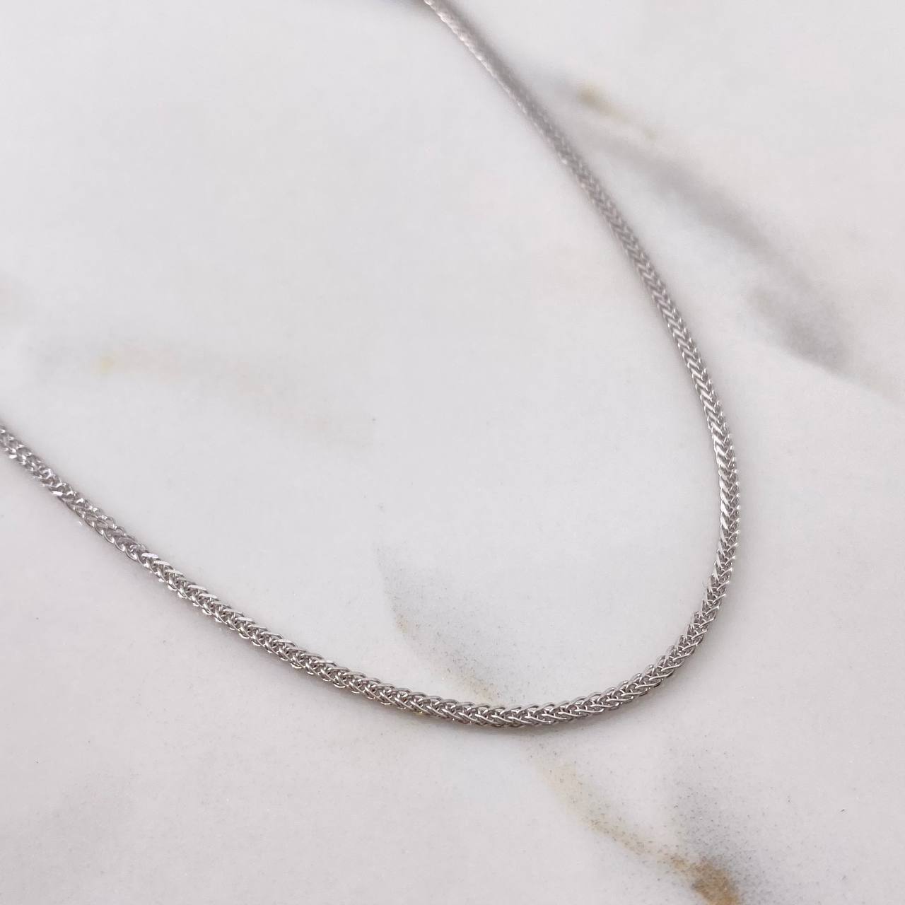 Franco Chain 2.9gr / 45cm / 1.1mm White Gold +4 18K &