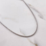 Franco Chain 2.9gr / 45cm / 1.1mm White Gold +4 18K &