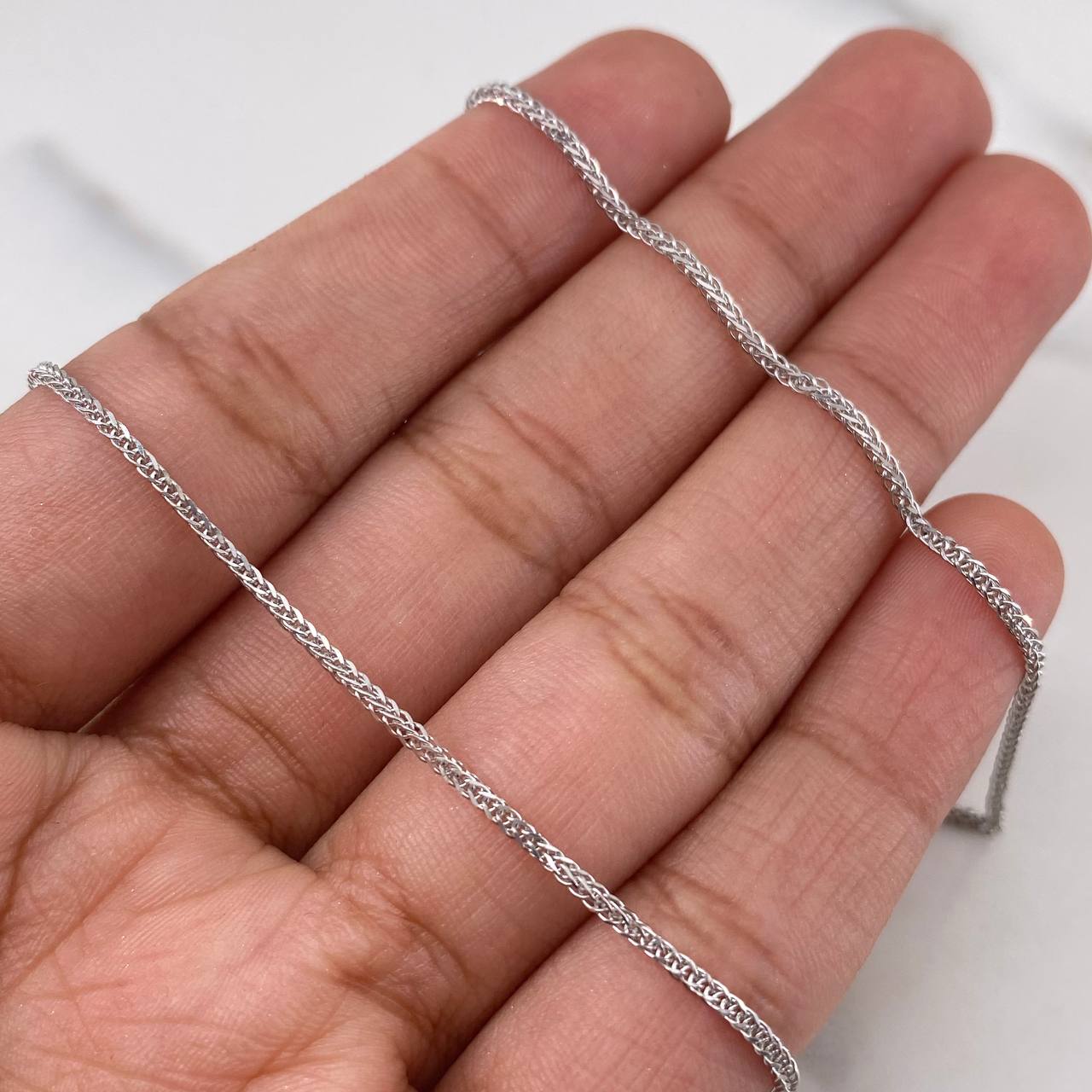 Franco Chain 2.9gr / 45cm / 1.1mm White Gold +4 18K &