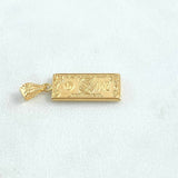 Pendant Dollar 0.85gr / 2cm / 8.1mm Yellow Gold 18K *