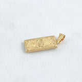 Pendant Dollar 0.85gr / 2cm / 8.1mm Yellow Gold 18K *
