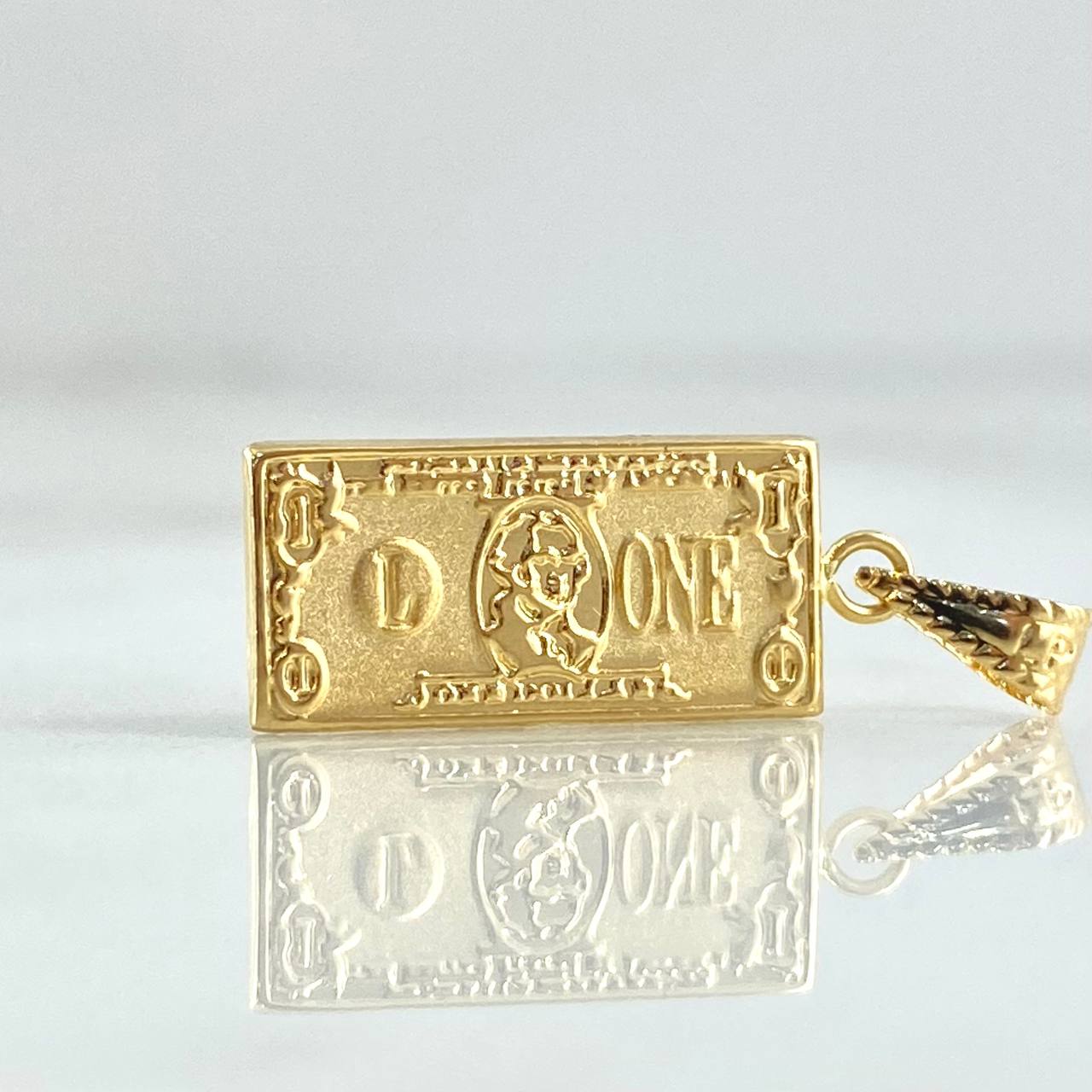Dije Dólar 0.85gr / 2.2cm / Oro Amarillo 18K ©