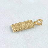 Pendant Dollar 0.8gr / 2cm / 6.8mm Yellow Gold 18K *