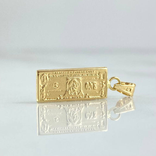 Dije Dólar 0.8gr / 2cm / Oro Amarillo 18K ©