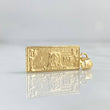Dije Dólar 1.45gr / 3cm / Mate - Cargador Lateral Liso Oro Amarillo 18K